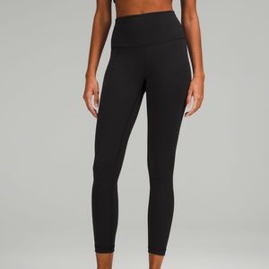 Lululemon 25” Wunder Train Black Leggings